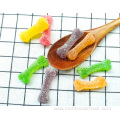 Sour bone shape jelly gummy candy wholesale confectionery